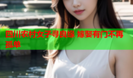 四川农村女子寻良缘 嫁娶有门不再孤单