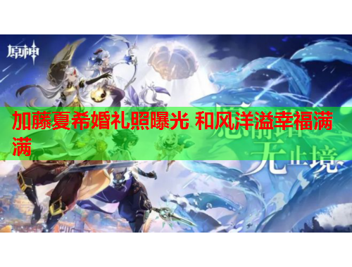 加藤夏希婚礼照曝光 和风洋溢幸福满满